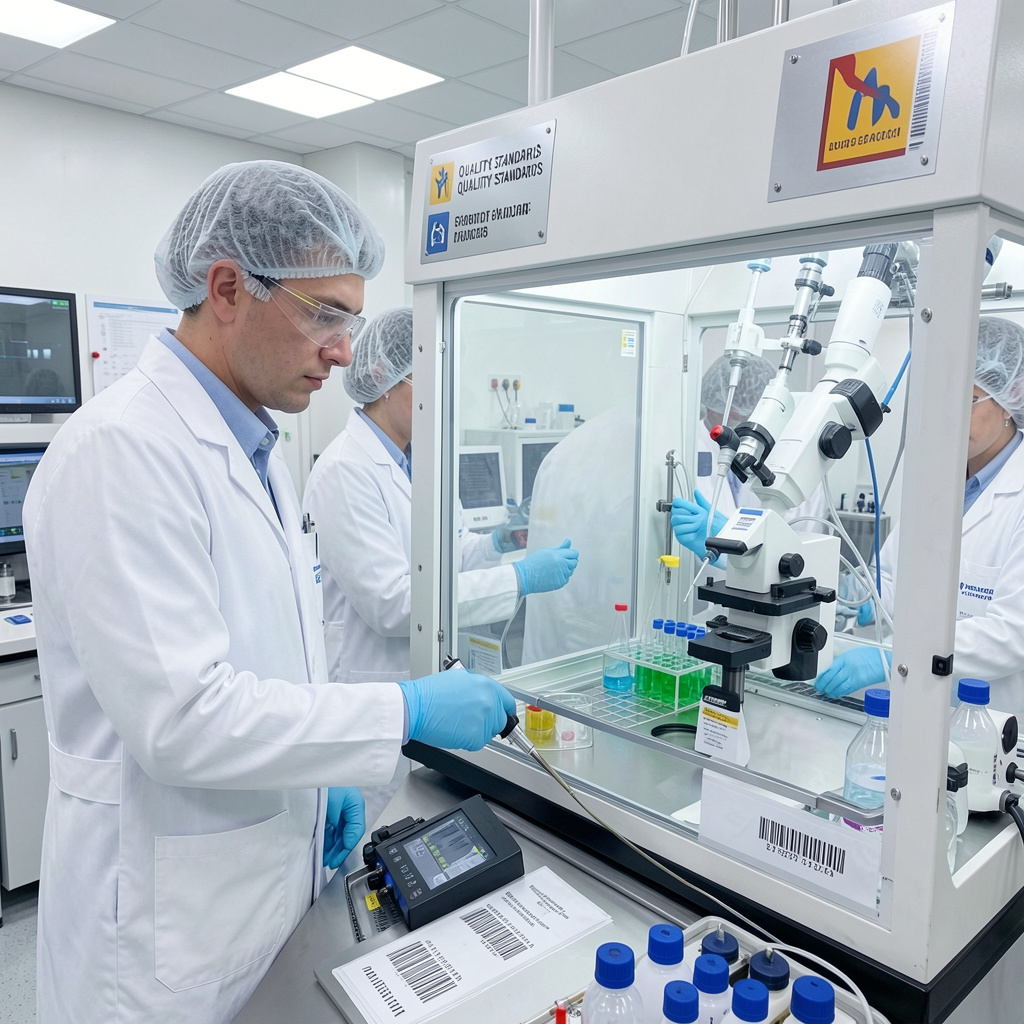 Zunrylexzipharon research team in modern laboratory ensuring quality standards